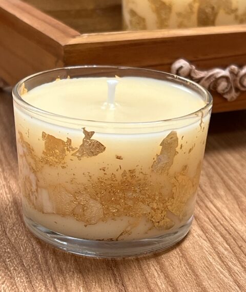 Gold Candle Dubai Aroma Madeira do Oriente e  Especiarias